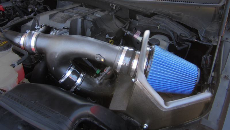 Ford F-150 Performance Air Intake - CORSA Performance - APEX Series with MaxFlow 5 Metal Intake - Matte Black - `15-`16